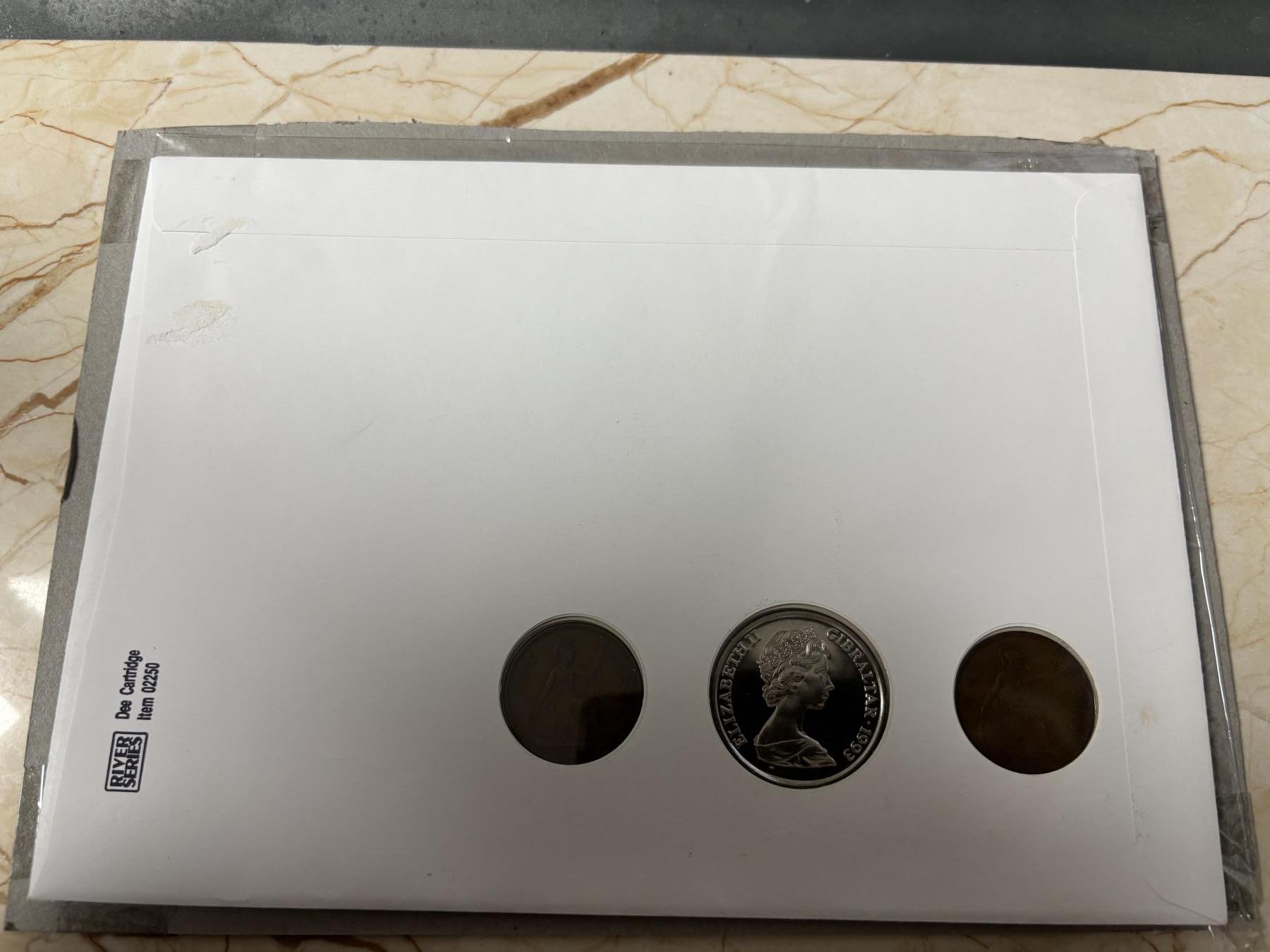 第185期拍卖 直布罗陀1993年爱德华八世纪念币首日封3枚