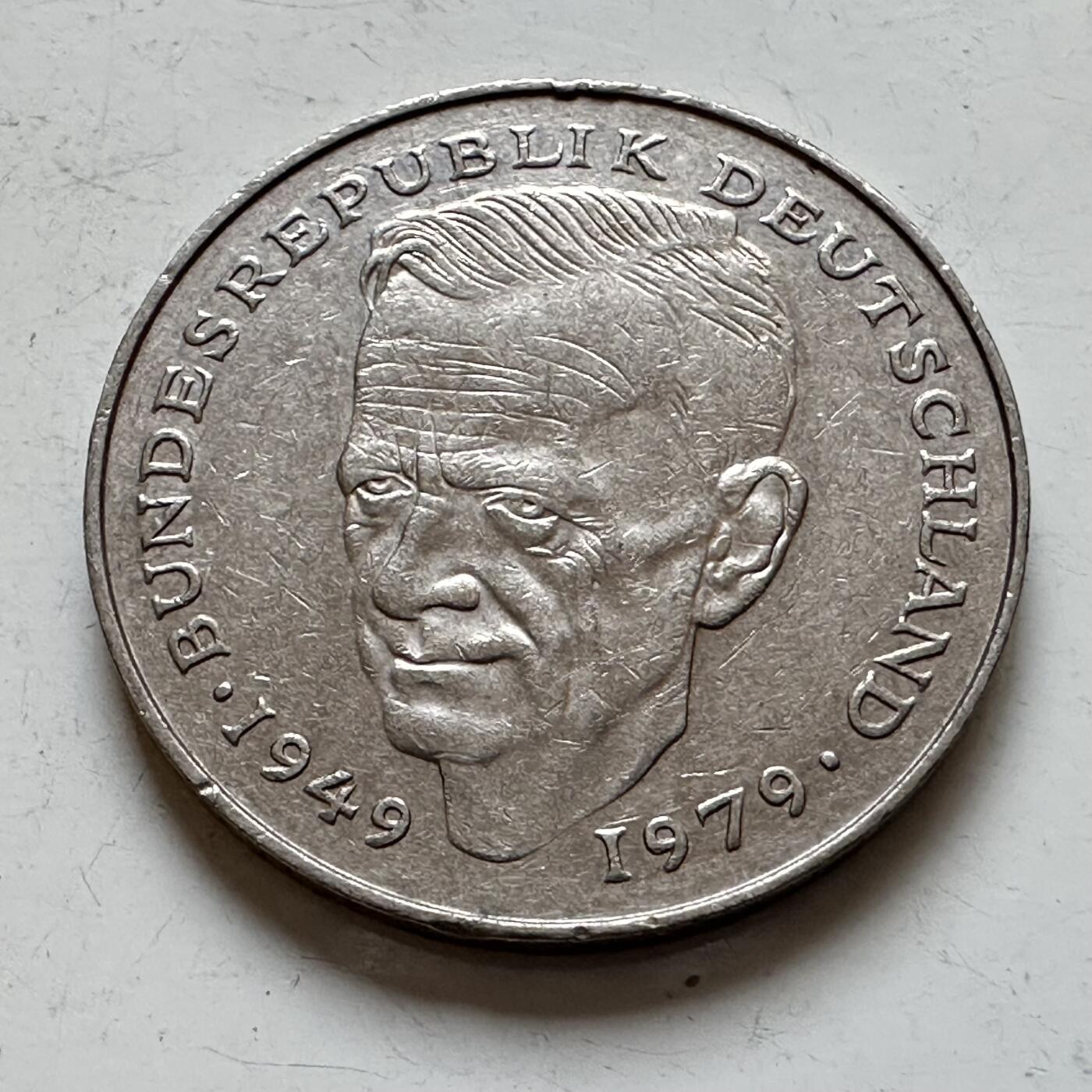 🌹外币初藏🌹🐯2025年第140场  每周二四六晚8️⃣点 接代拍 德国1990年D版 2马克 舒马赫