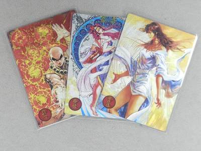 龙虎卡牌六七场 （无佣金，周六结拍，欢迎送拍） - 粗闪3张 奇点 天龙八部