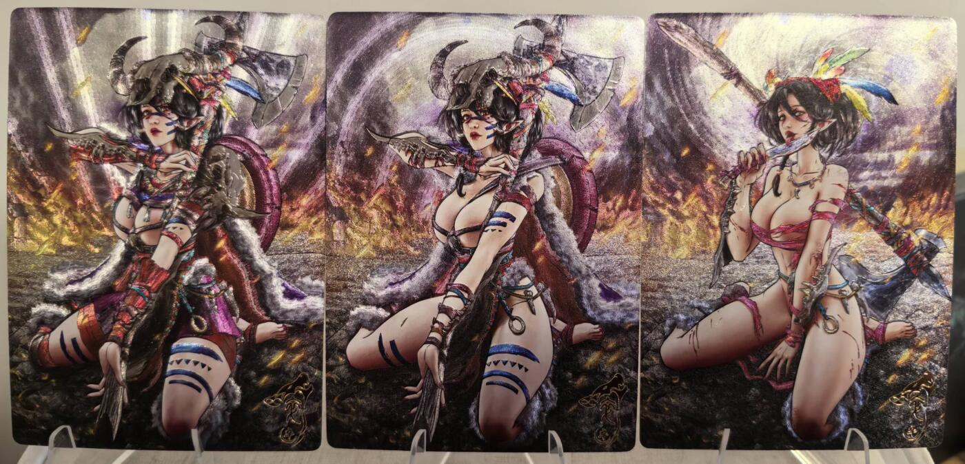 丫丫卡拍第20期（12月13日22点截拍） 【卡玩帕克】原创新品异界水象奕姬《卒》粗闪三渐变