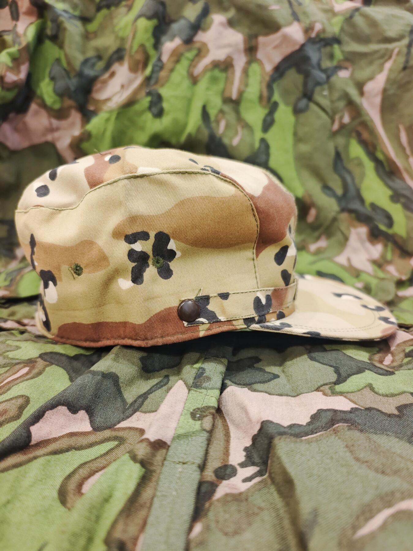 87美式六沙荒漠迷彩作训帽58.5头围