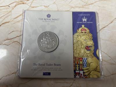 第185期拍卖 - 卡册英国2022年纹章皇家兽系列雄狮铜镍合金纪念币