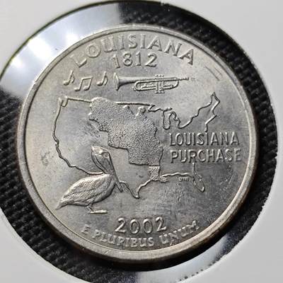 KK钱币收藏小铺 第378期  2月预留时间 周末发货 -  美国25分纪念币 好品