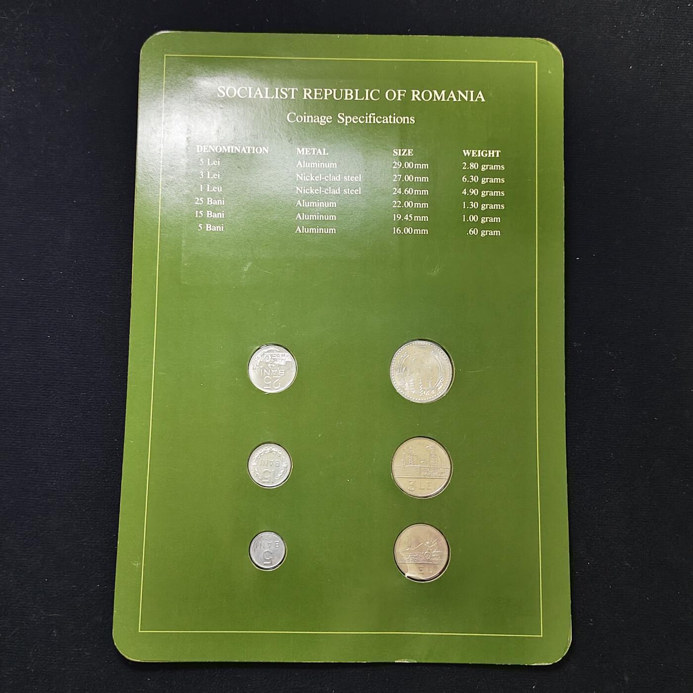 【全场包邮】纯粹捡漏拍485场（免费代拍第22场） 【富兰克林·世界各国硬币系列邮币卡】罗马尼亚共和国