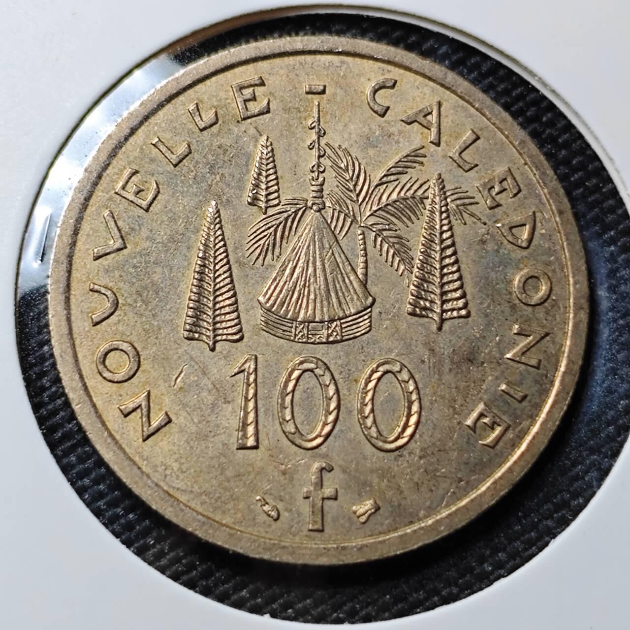 KK钱币收藏小铺 第378期  2月预留时间 周末发货  2000法属新喀里多尼亚100法郎