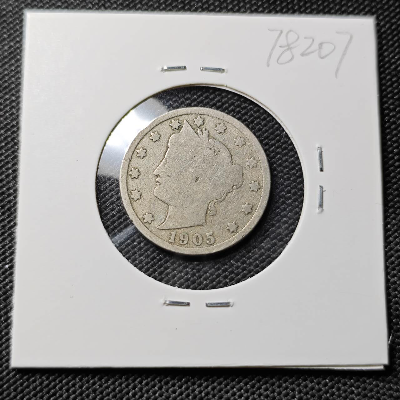 KK钱币收藏小铺 第378期  2月预留时间 周末发货  美国5分