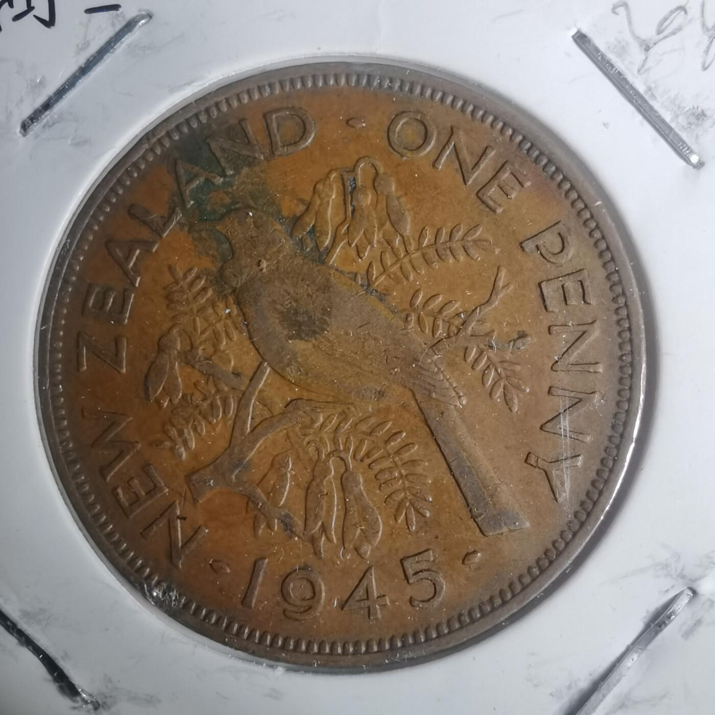 沼泽如烟--第930场 新西兰1945年1便士