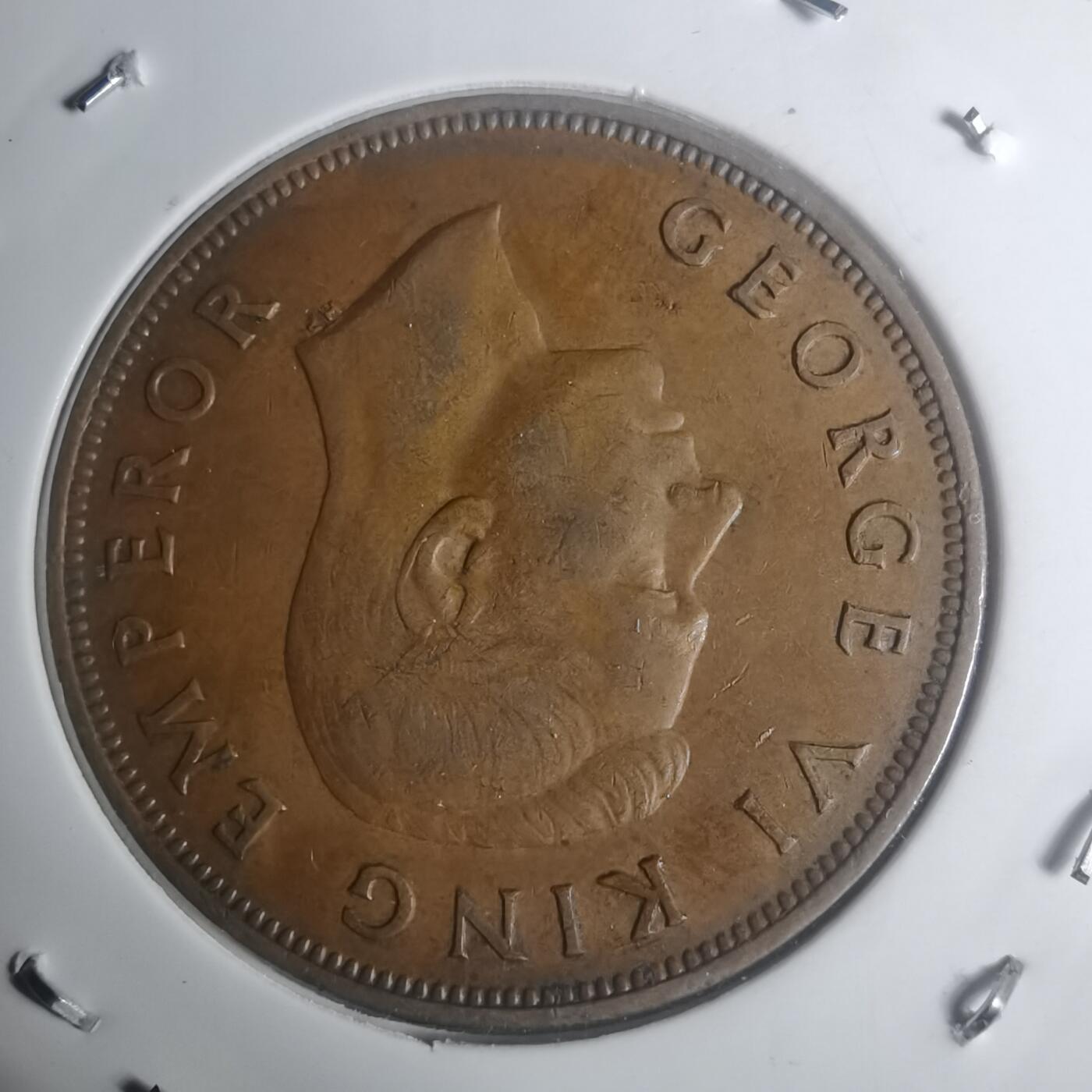 沼泽如烟--第930场 新西兰1945年1便士