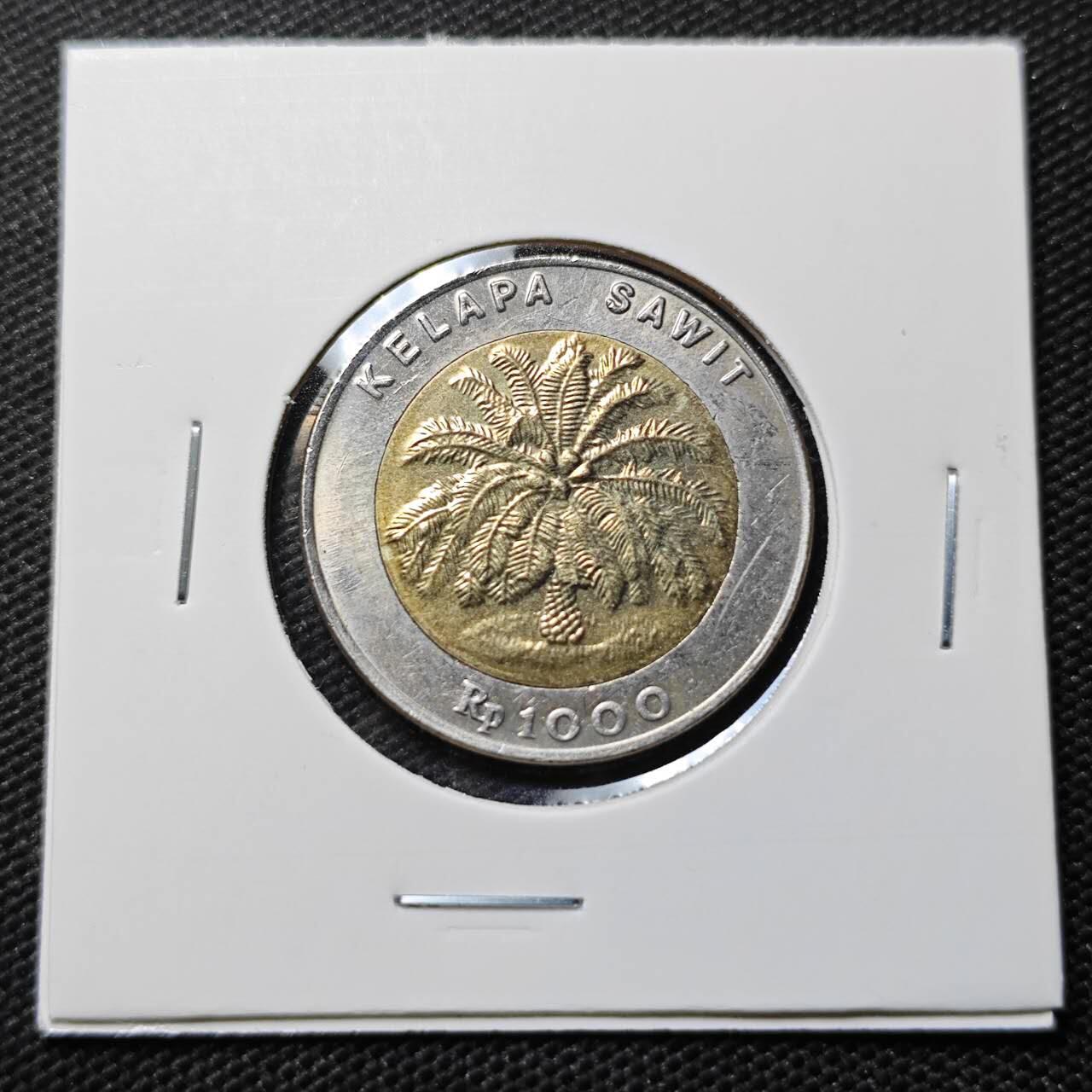 KK钱币收藏小铺 第379期  2月预留时间 周末发货  印度尼西亚双色币 好品