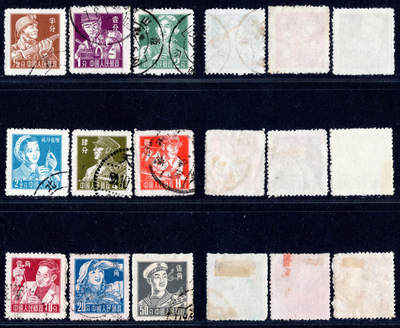 洪涛臻品批发群 精选邮票限时拍卖第1194期  - 普8工农兵 旧票全套