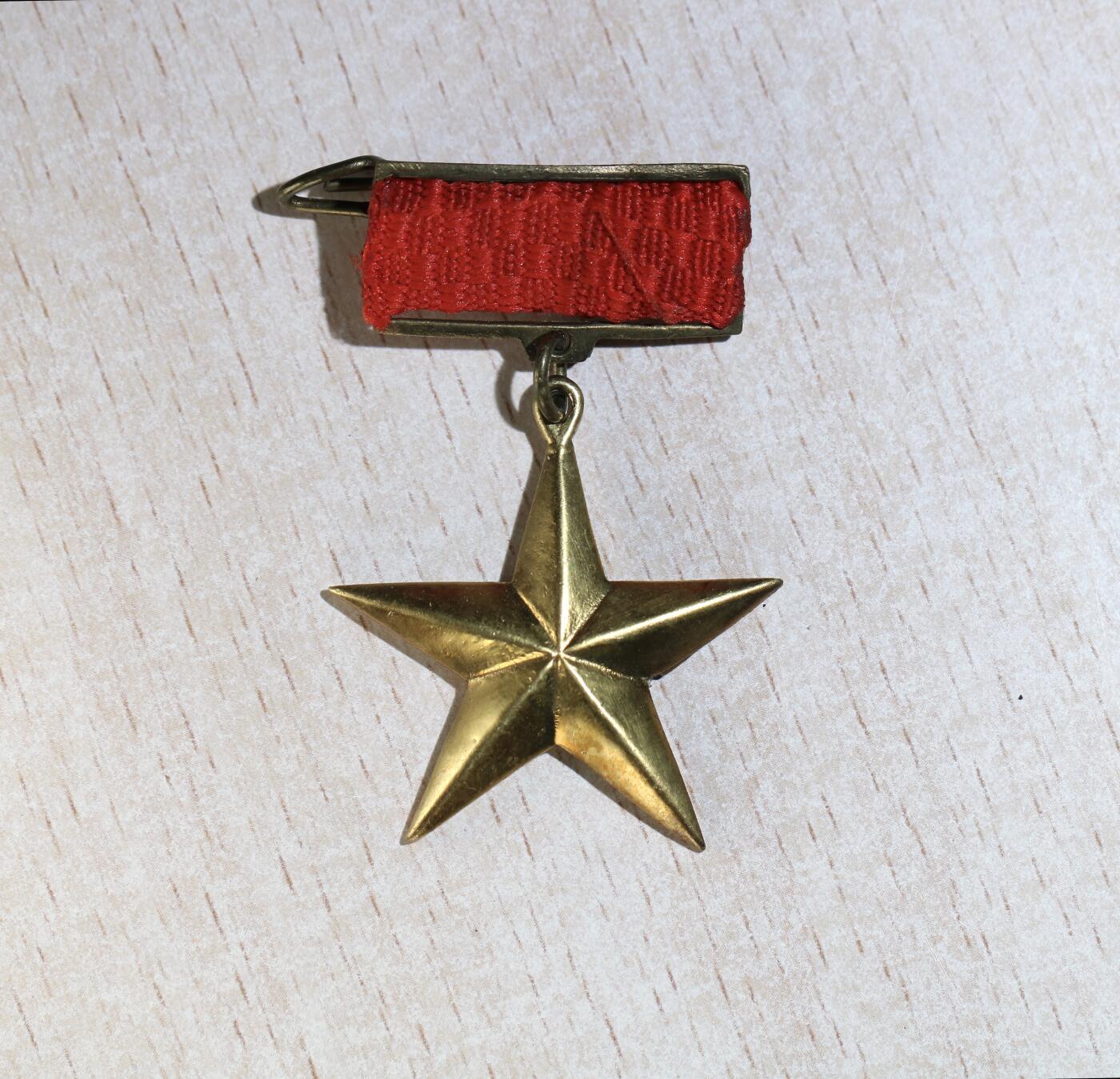 大猫徽章拍卖 第284期 越南 大金星 武装力量英雄 铜质