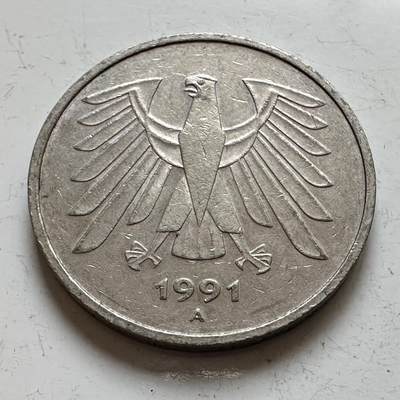 🌹外币初藏🌹🐯2025年第140场  每周二四六晚8️⃣点 接代拍 - 德国1991年A版5马克