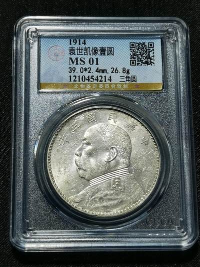 天下钱庄专场欢迎参拍 - 公博评级MS01三角元大头