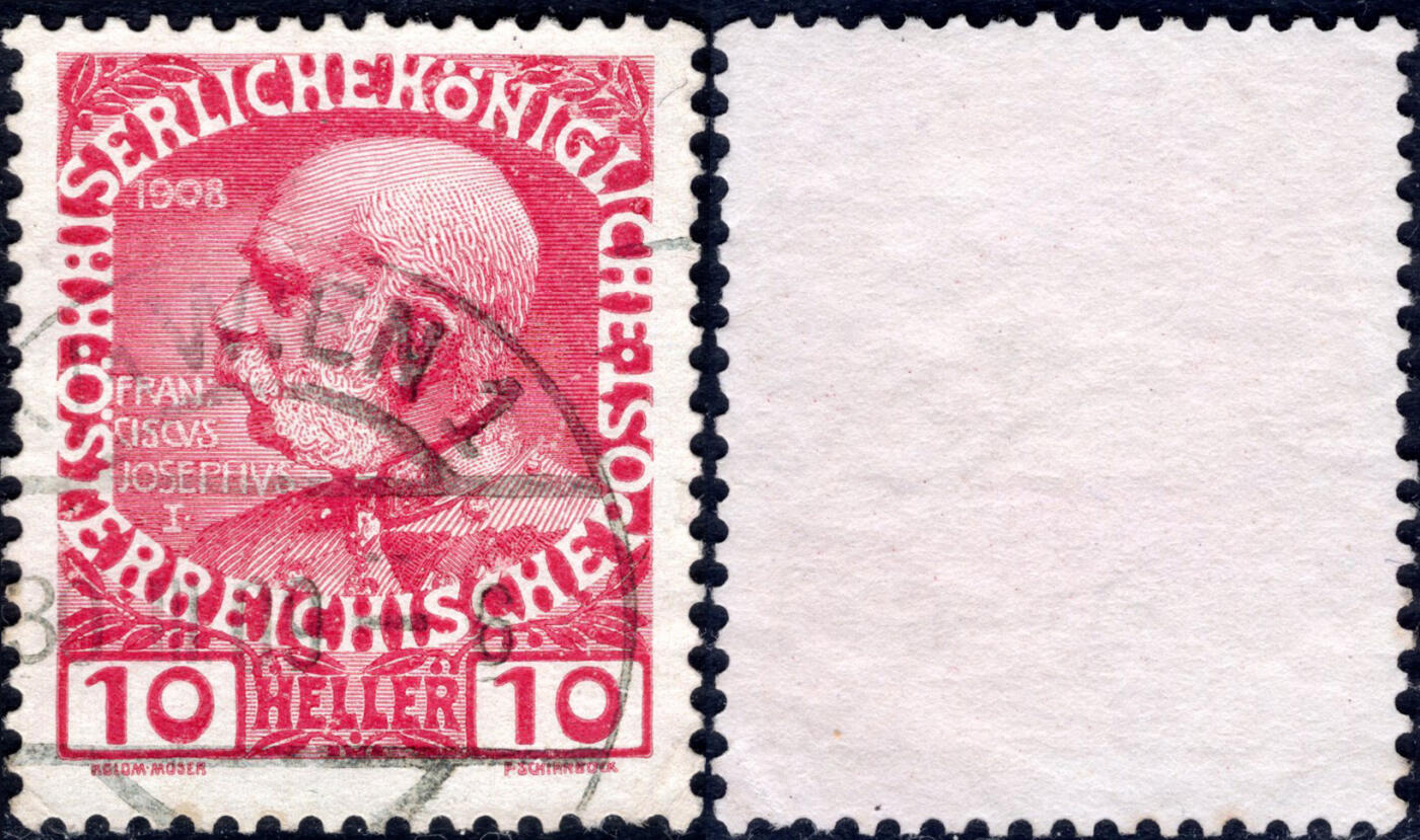 洪涛臻品批发群 精选邮票限时拍卖第1193期  奥地利1913年10h 弗朗茨一世,神圣罗马帝国皇帝(1745-1765),其妻玛丽亚·特蕾西娅实际掌权