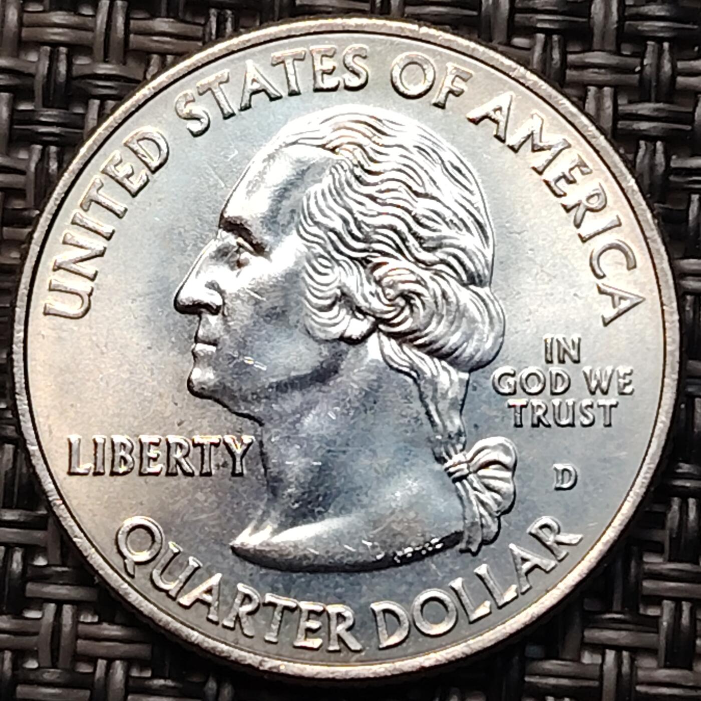 布加迪🐬～世界钱币(上海)🌾第 264 期 /  各国套币和散币 美国🇺🇸 2009年 25分 六个海外特区～关岛🇬🇺