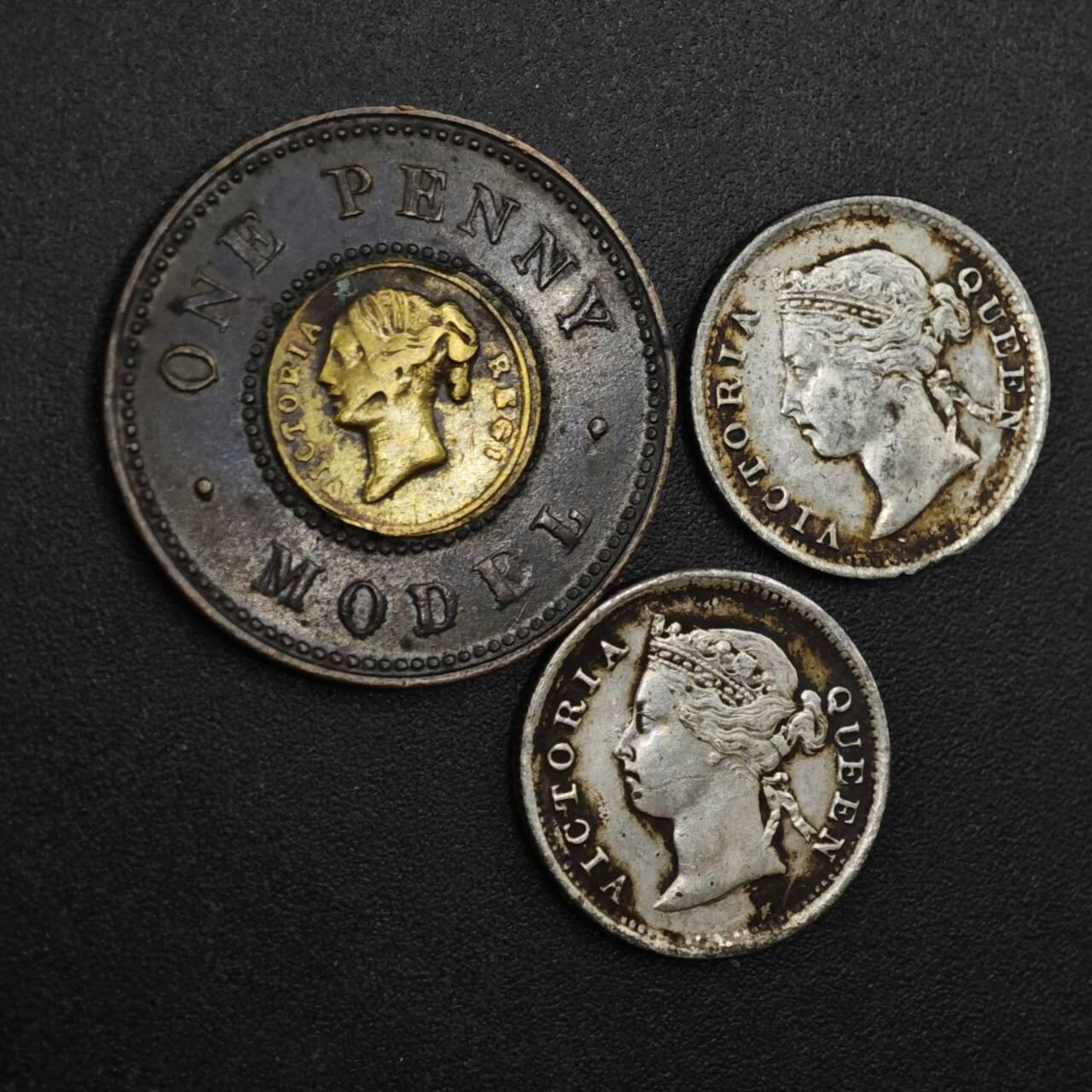 【淘币小摊】实时拍第八百二十五拍   散币场   满百包邮可预留二周 每周一统一发货   香港英国3枚存疑