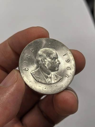 博洋堂世界钱币拍卖第151期（全场包邮） - 爱尔兰1966年复活节起义10先令纪念银币BU卷拆