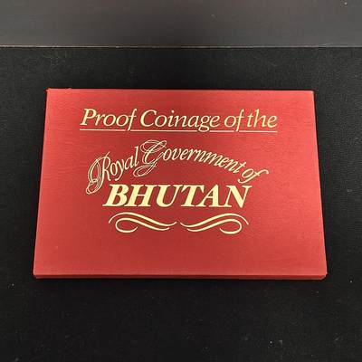 【全场包邮】纯粹捡漏拍485场（免费代拍第22场） - 不丹1979年官方发行皇家厂经典信封装精制套币-PS6