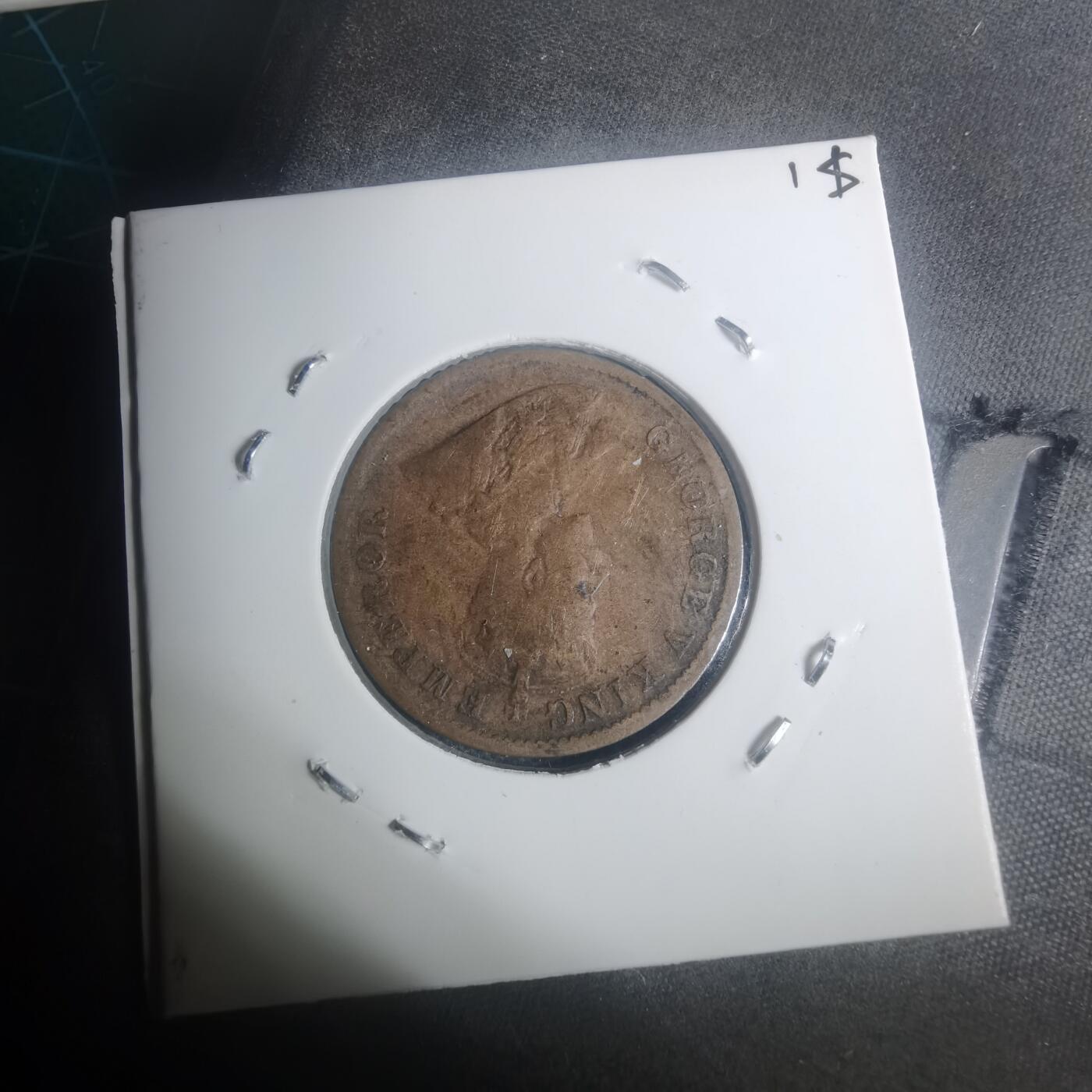 沼泽如烟--第930场 英属印度1912年1/4安娜