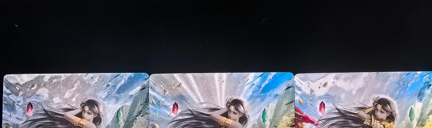 无佣金 不寄存 不收拍 链接少  主攻奇点（有大佬赞助）需要多宫大佬请私聊 部分卡牌设有底价（不想玩的那么累，即使有底价也会比市场价便宜的多，懂的自然懂） 拒绝小号抬价 大家放心拍 所有拍品部分套有卡膜 部分卡牌多宫 自制卡牌 不包厂瑕 放大镜 品控 勿拍 流拍商品会循环 感谢大家支持 留个关注 不定时上新 谢谢 奇点卡牌 巾帼红颜 邓婵玉1 2 3全套3张