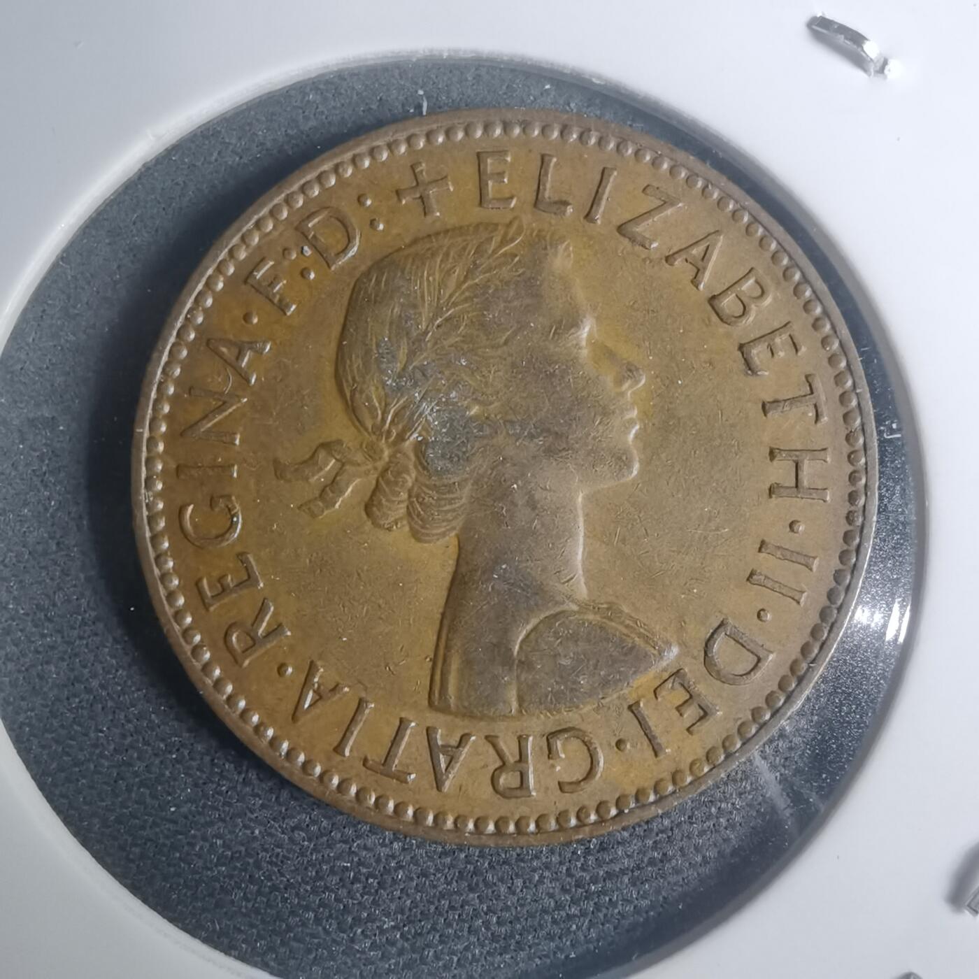 沼泽如烟--第930场 英国1963年半便士