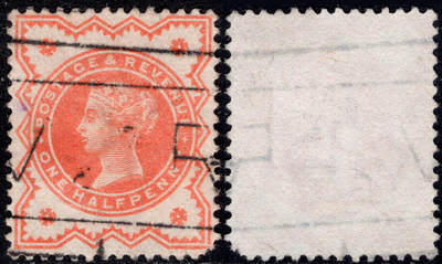 洪涛臻品批发群 精选邮票限时拍卖第1200期  - 英国1887维多利亚女王 朱红色旧