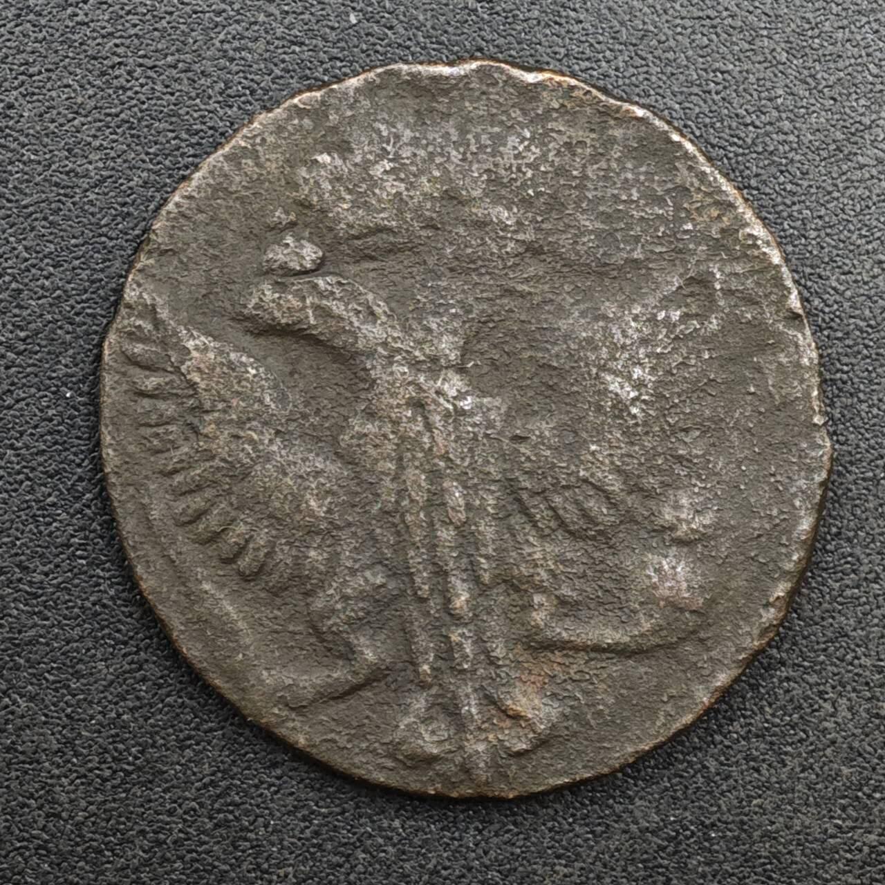 【淘币小摊】实时拍第八百二十五拍   散币场   满百包邮可预留二周 每周一统一发货   沙俄1747年1/2戈比双头鹰铜币