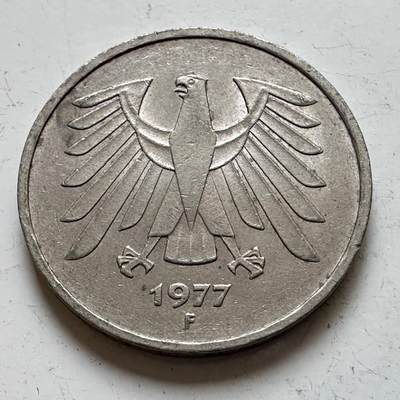 🌹外币初藏🌹🐯2025年第140场  每周二四六晚8️⃣点 接代拍 - 德国1977年F版5马克