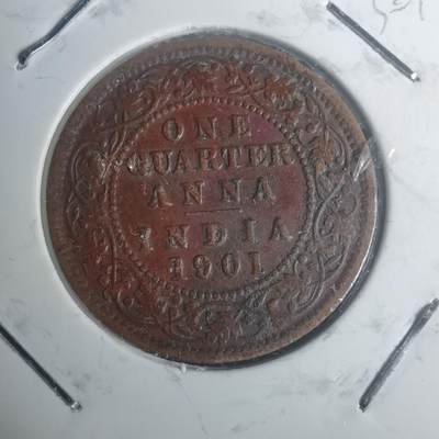 沼泽如烟--第930场 - 英属印度1901年1/4安娜