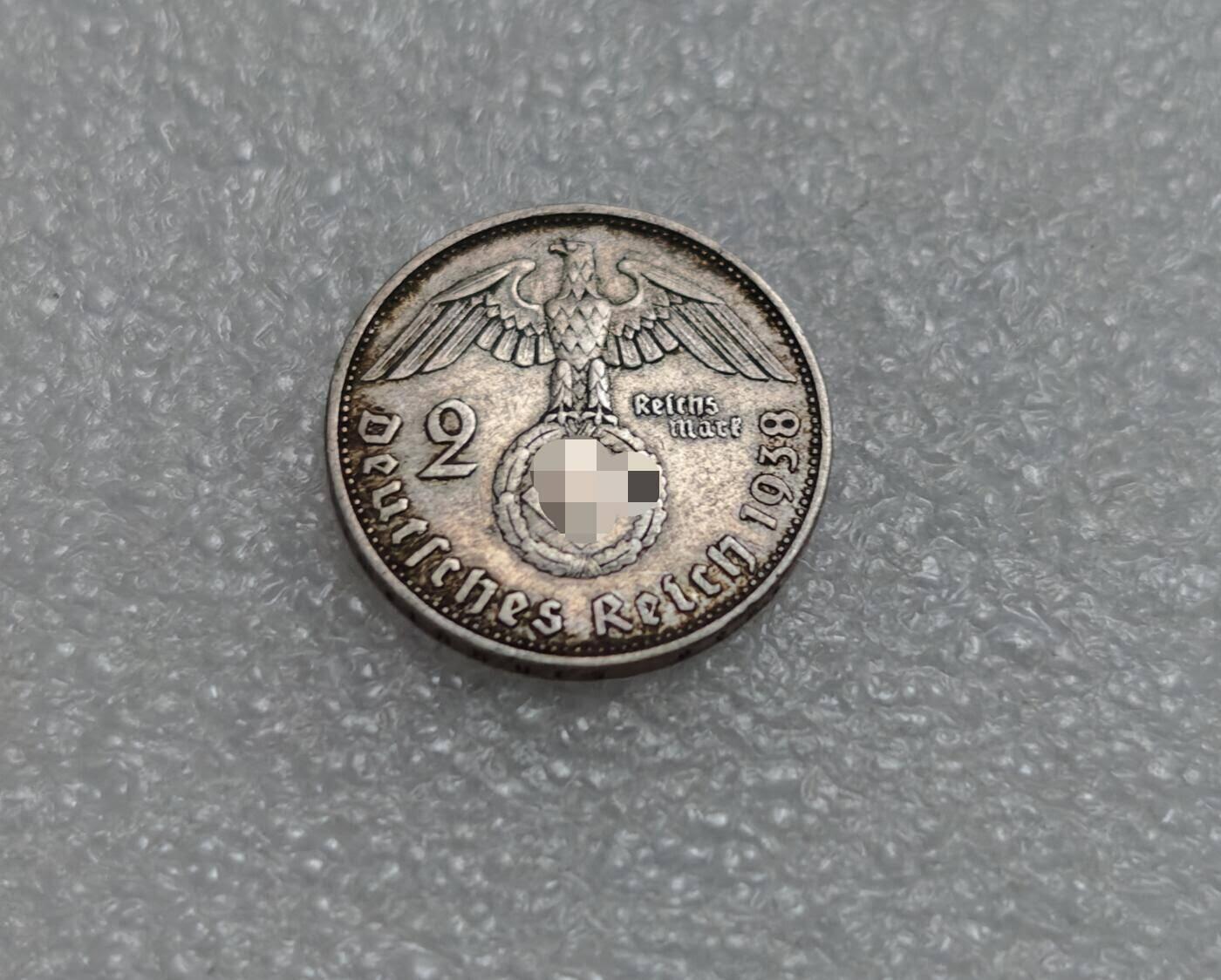 瓶子🏺第220期拍卖会  1938年德国兴登堡2马克银币