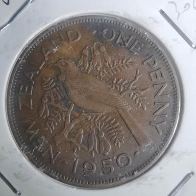 沼泽如烟--第930场 - 新西兰1950年1便士