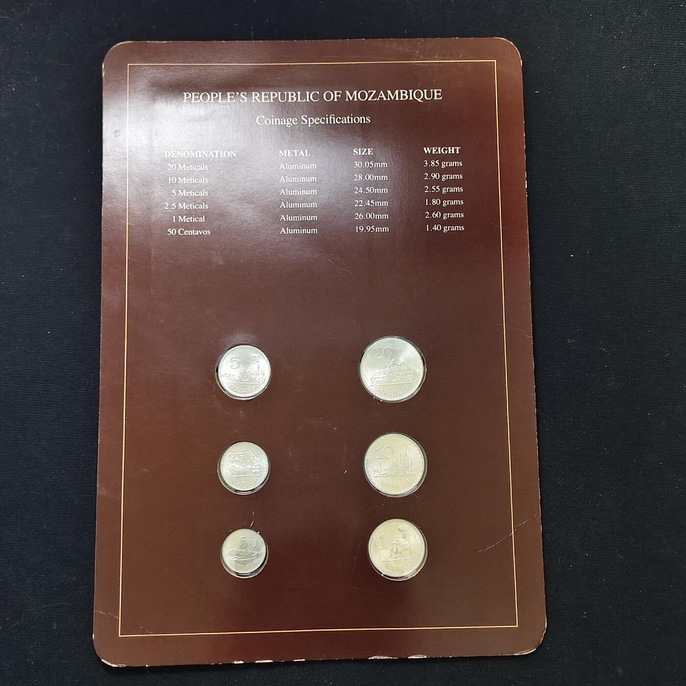 【全场包邮】纯粹捡漏拍485场（免费代拍第22场） 【富兰克林·世界各国硬币系列邮币卡】莫桑比克共和国