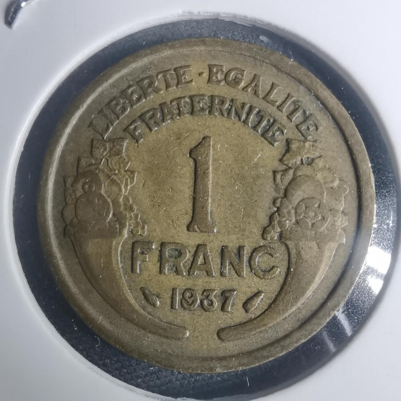 沼泽如烟--第930场 法国1937年1法郎