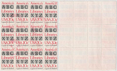 洪涛臻品批发群 精选邮票限时拍卖第1194期  - 美国图书馆邮票1全 12套 信销好品