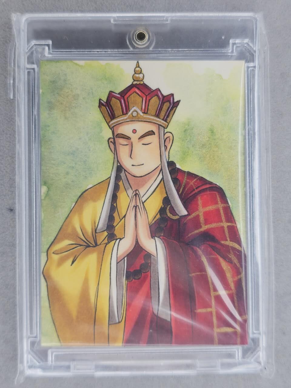 龙虎卡牌六七场 （无佣金，周六结拍，欢迎送拍） 【手绘卡】唐三藏 画师:北