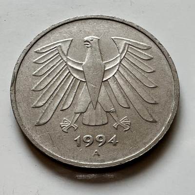 🌹外币初藏🌹🐯2025年第140场  每周二四六晚8️⃣点 接代拍 - 德国1994年A版5马克