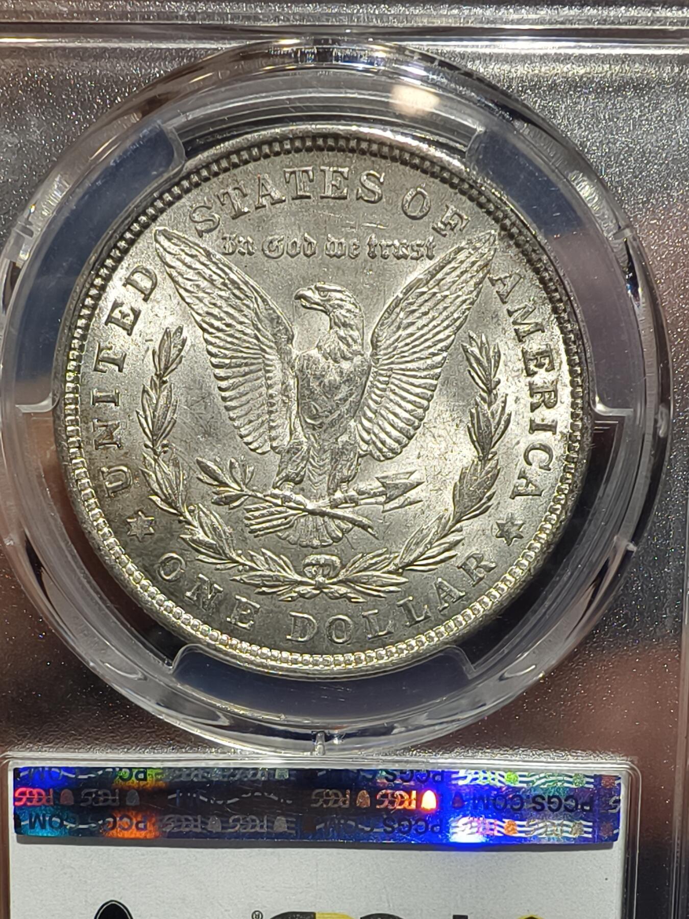 老银元专场（本场拍品丰富，三位宝主提供） 摩根银币，pcgs评级62分