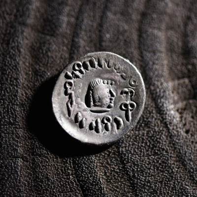 【良泉】【元旦直播场】1月1日晚19.30点开拍！208组西方古代钱币、日本朝鲜花钱 - 【极美品】公元100-120年【南阿拉伯半岛】萨巴和希木叶尔王国，阿姆丹王，1标准银币，1.45克