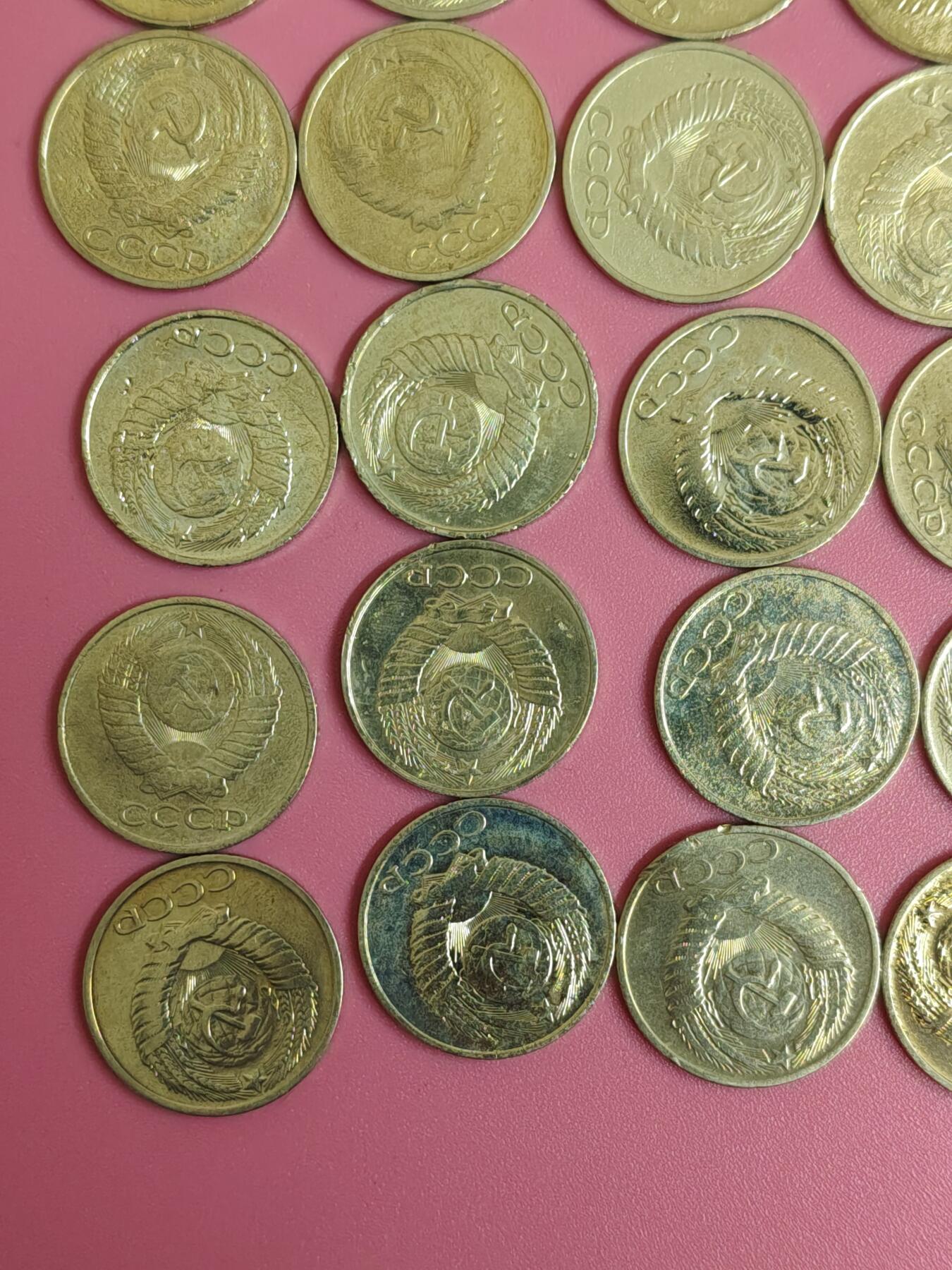 外国钱币徽章 次品苏联50戈比30枚