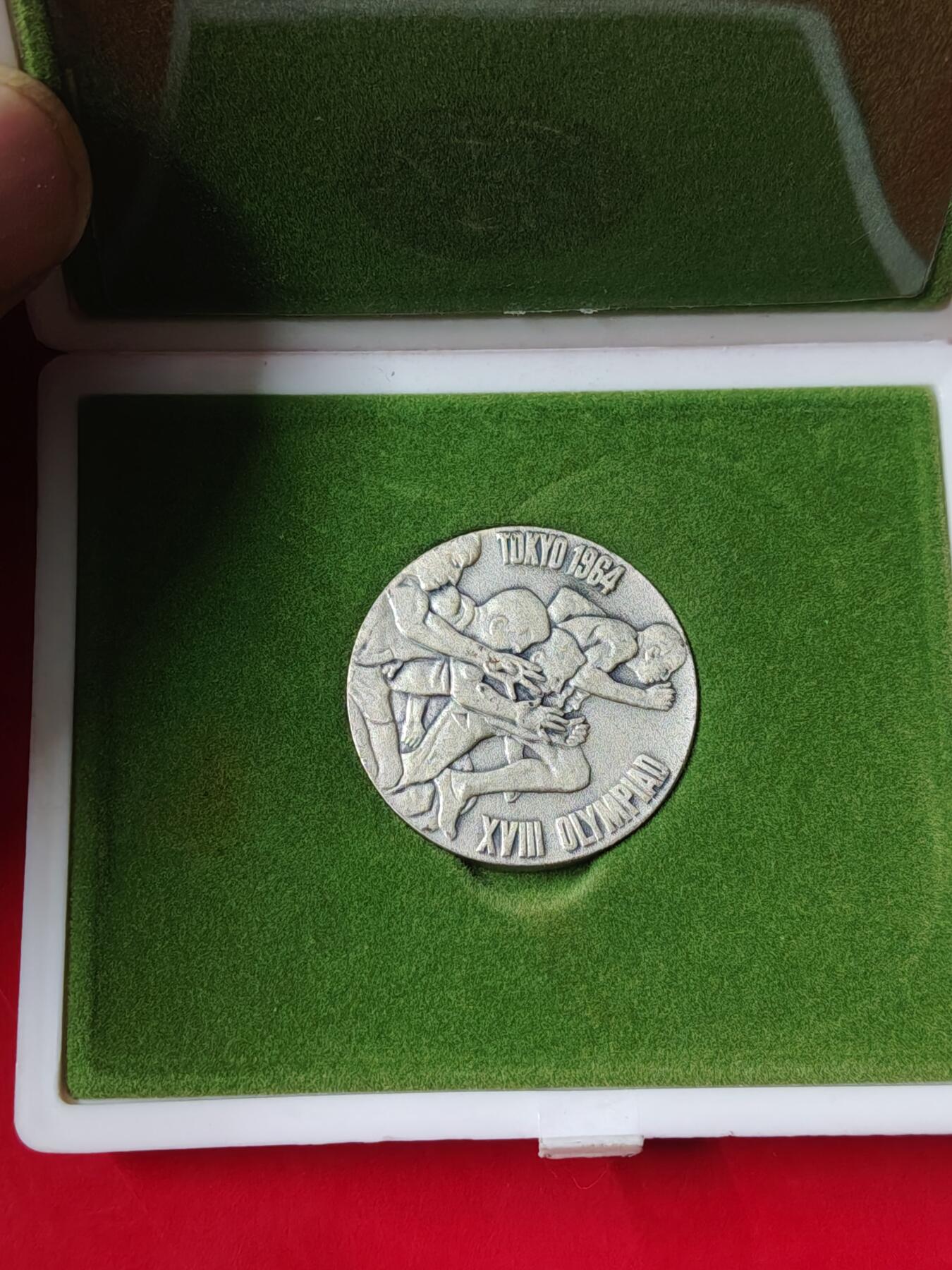 外国钱币徽章 日本奥运银章925银20克