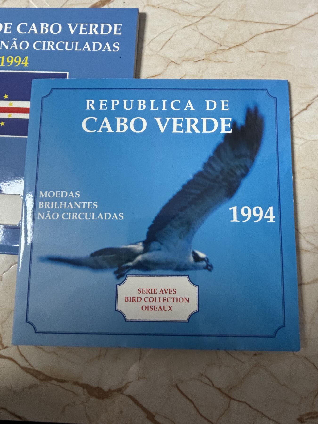 第185期拍卖 卡册佛得角1994年6枚纪念套币鸟类图案版本