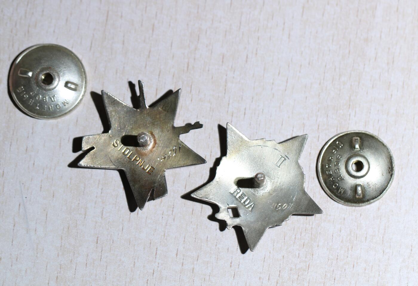 大猫徽章拍卖 第284期 苏联代工，南斯拉夫2级，3级游击队之星，纯银珐琅。