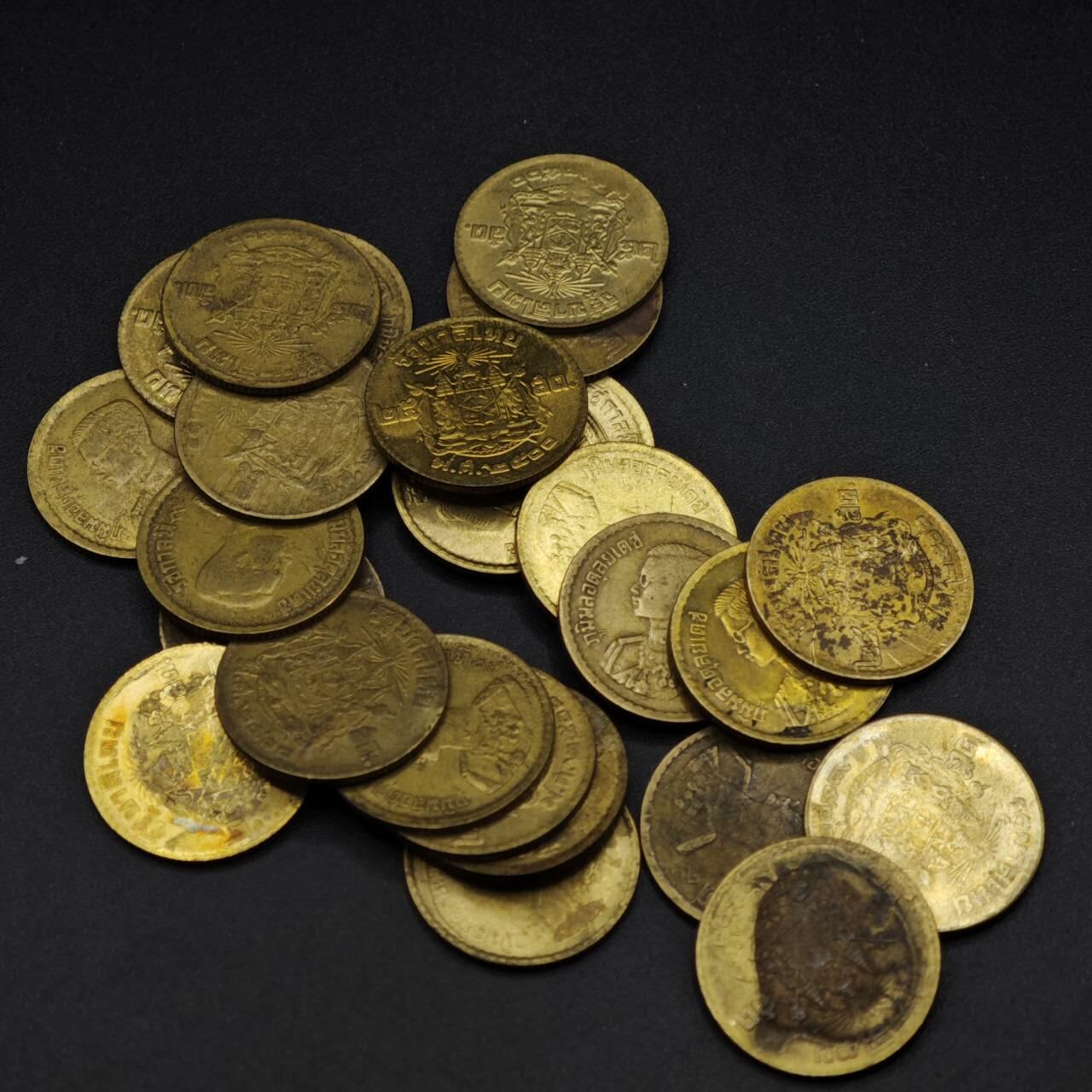 【淘币小摊】实时拍第八百二十五拍   散币场   满百包邮可预留二周 每周一统一发货   泰国25萨当铜币25枚