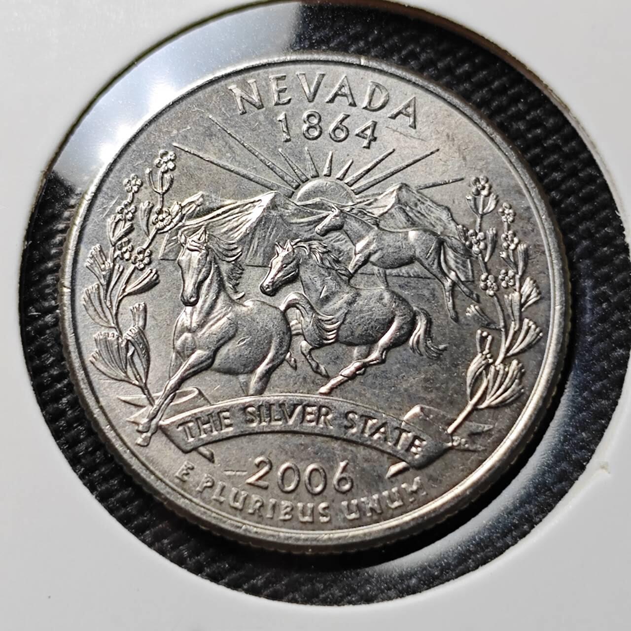 KK钱币收藏小铺 第378期  2月预留时间 周末发货  美国25分纪念币 好品