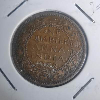 沼泽如烟--第930场 - 英属印度1938年1/4安娜