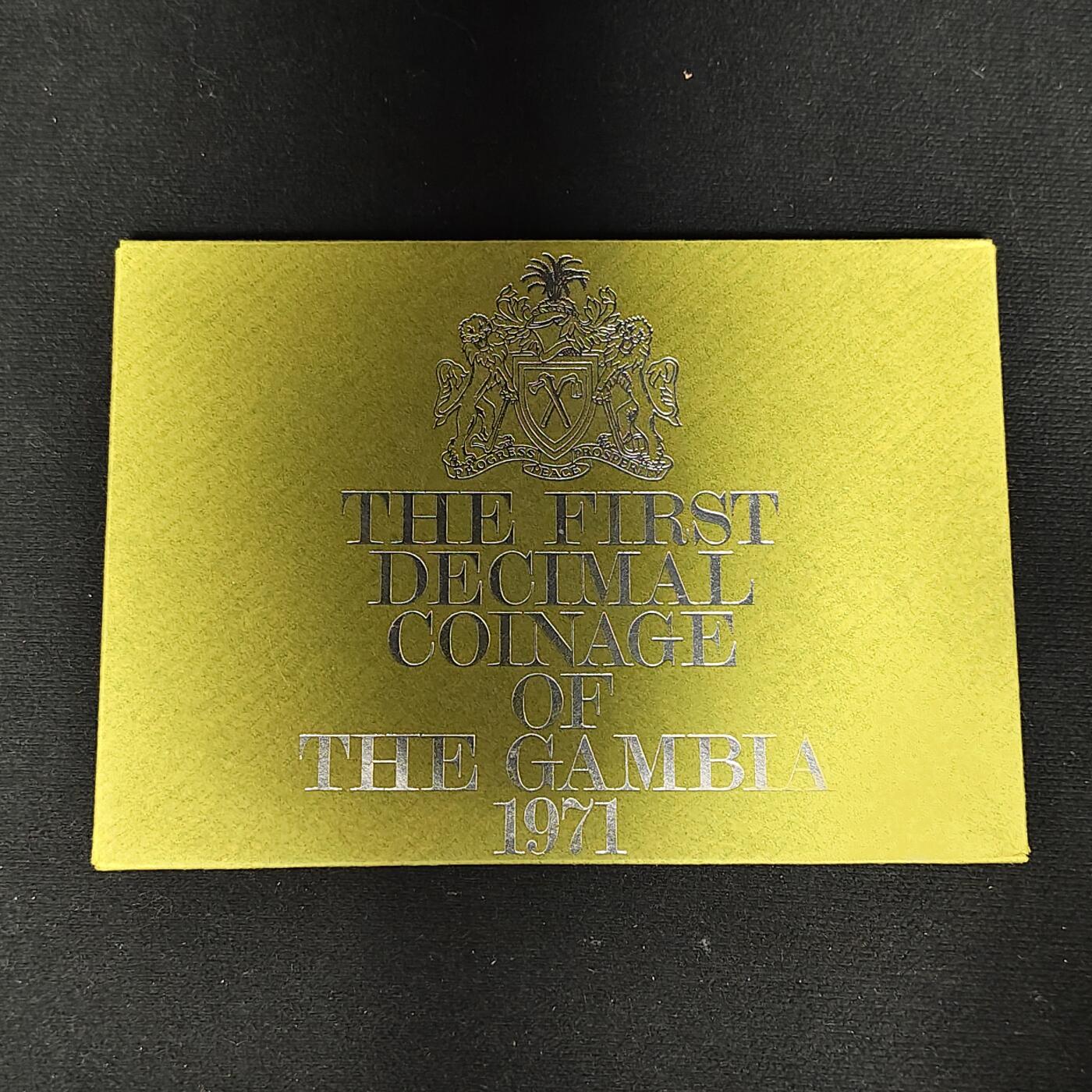 【全场包邮】纯粹捡漏拍485场（免费代拍第22场） 冈比亚1971年官方发行皇家厂经典信封装精制套币-PS3