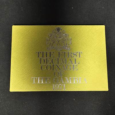 【全场包邮】纯粹捡漏拍485场（免费代拍第22场） - 冈比亚1971年官方发行皇家厂经典信封装精制套币-PS3