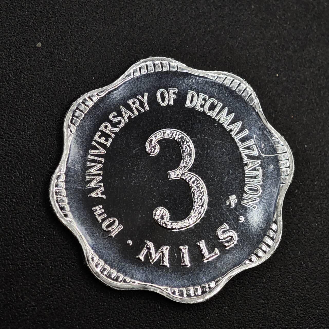 【淘币小摊】实时拍第八百二十六拍   散币场   满百包邮可预留二周 每周一统一发货   马耳他1982年十进制10周年3米尔精制铝币