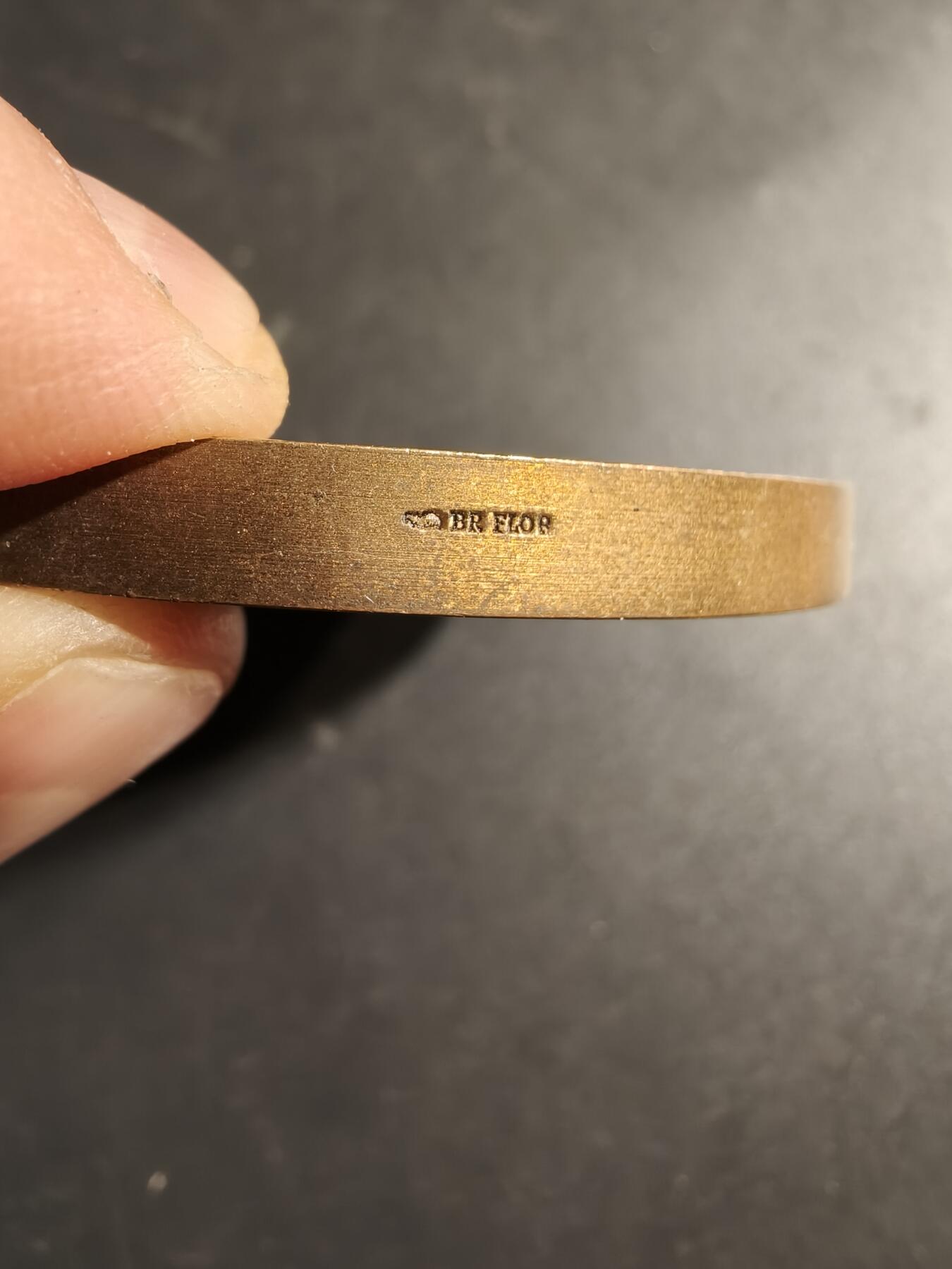 老王徽章第169期 法国巴黎皮提耶-萨尔佩特里埃医院麻醉与复苏科大铜章    直径72mm.     重量205.3g