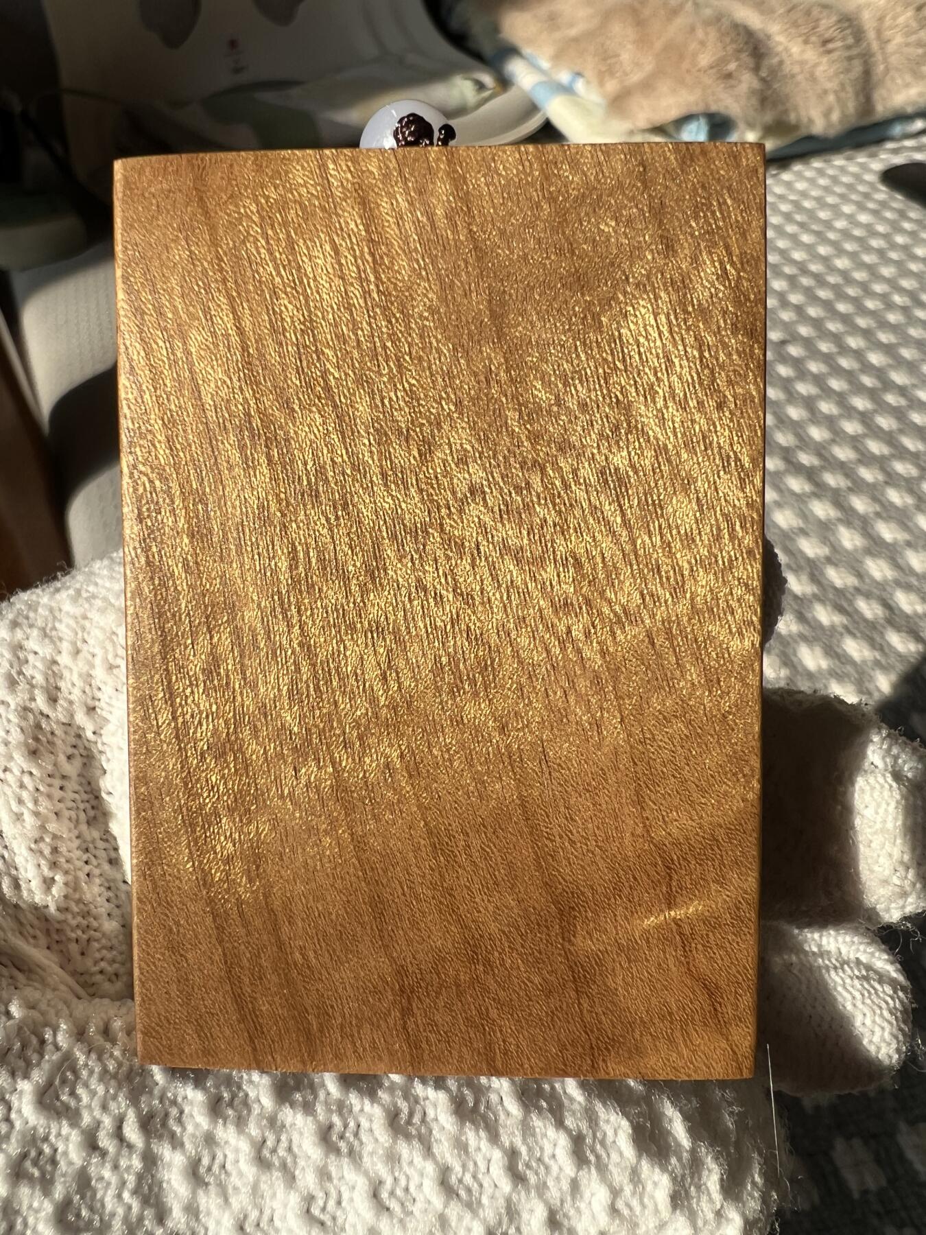 零元拍：NO.1 金丝楠牌子，香喷喷的小金砖，金光闪闪，68.5/47.5/14MM